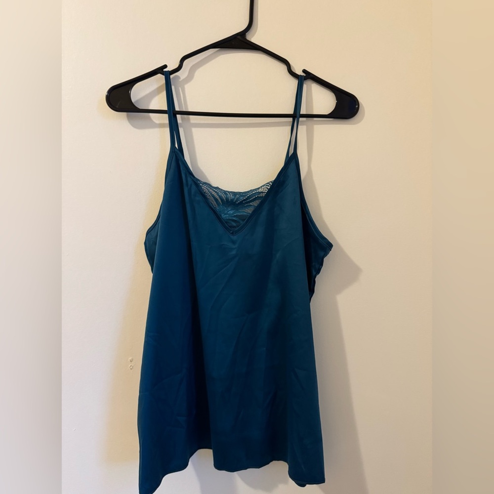 RACHEL Rachel Roy Blue Lace PJ Set